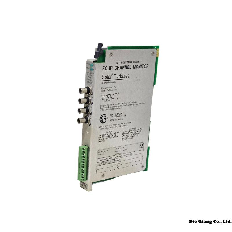 Bently Nevada 132417-01 190662-26 Four Channel 2201 Monitoring System I/O Module