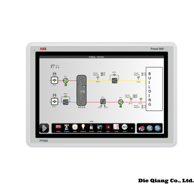 ABB PP886 3BSE092980R1 Touch Screen